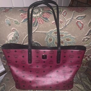 MCM Zippered Tote